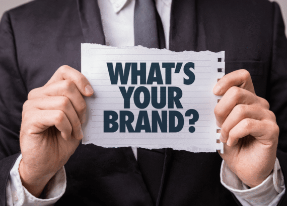 Illustration of a person overwhelmed by branding mistakes, highlighting 7 common personal branding mistakes to avoid